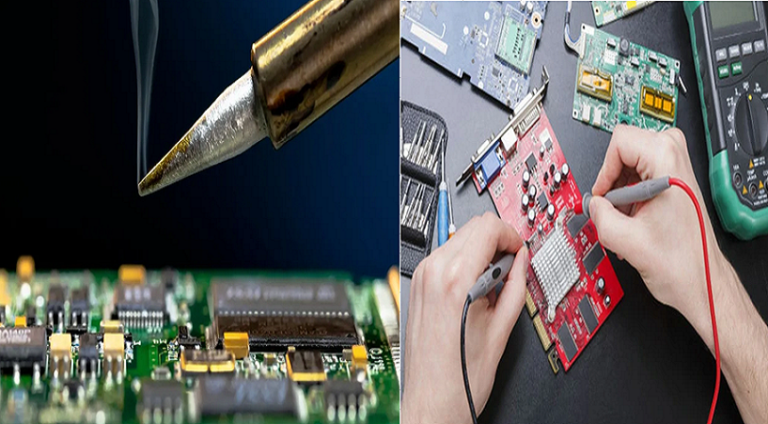 how to solder electronic circuit board